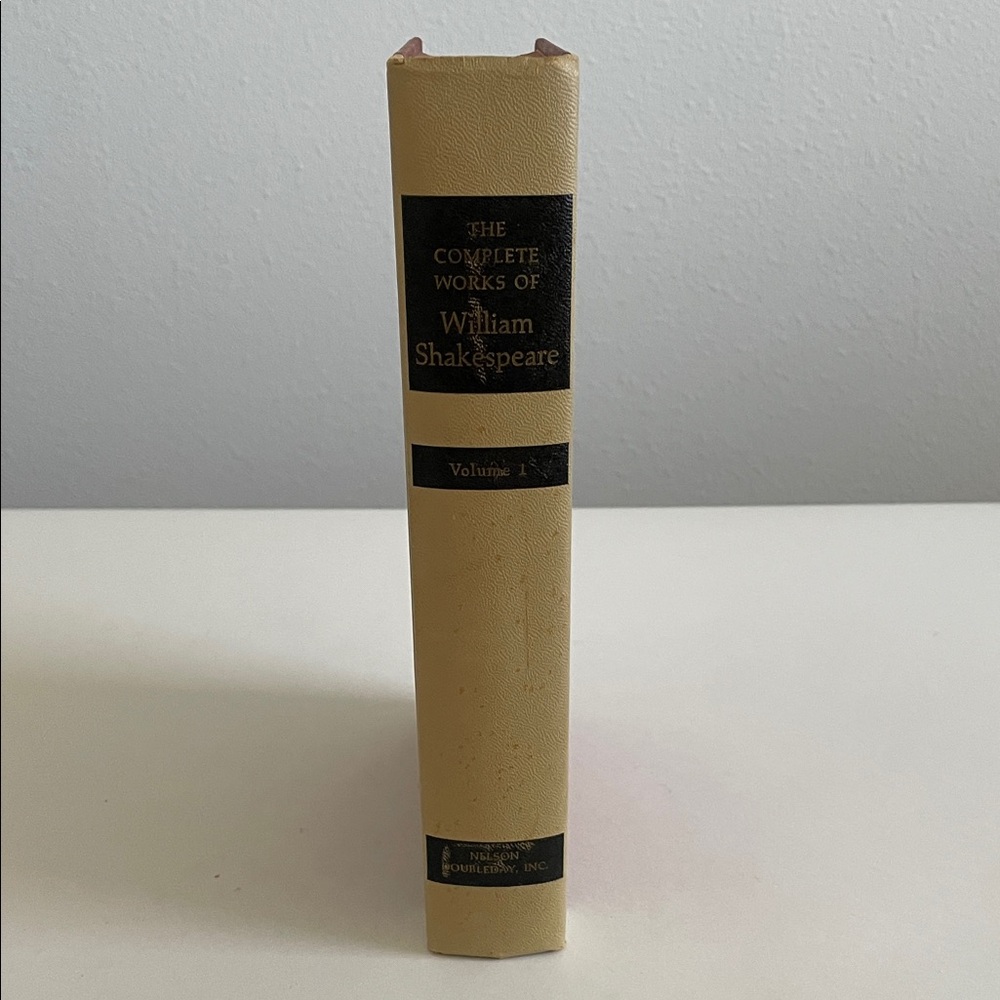The Complete Works of William Shakespeare Vol. 1 Nelson Doubleday